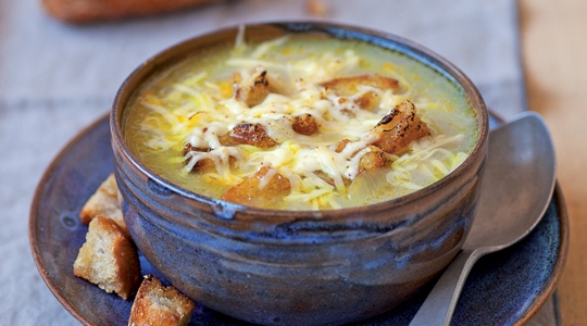 Soupe à l'oignon au curry