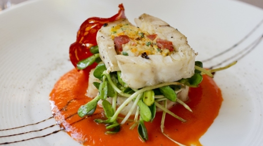 Lotte aux petits légumes